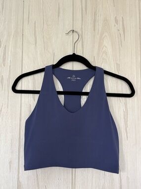 Aerie Recharge Cropped Tank in Purple, Size M